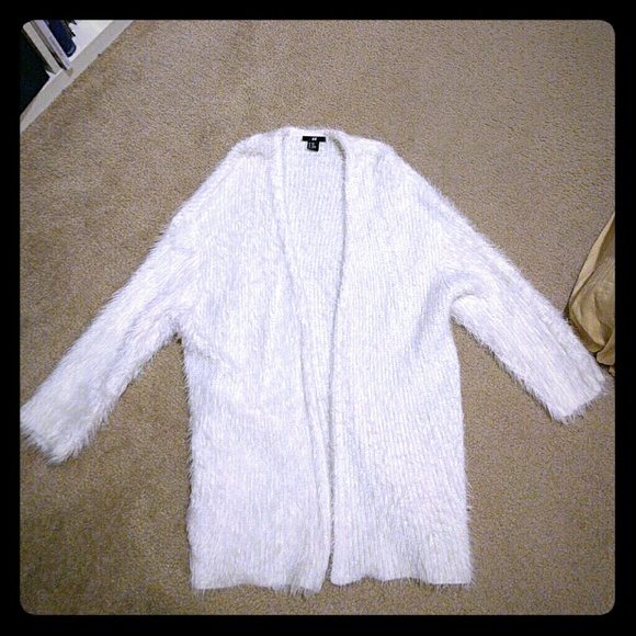 H&M fuzzy cardigan size xs