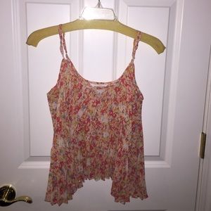 Flowered tank top