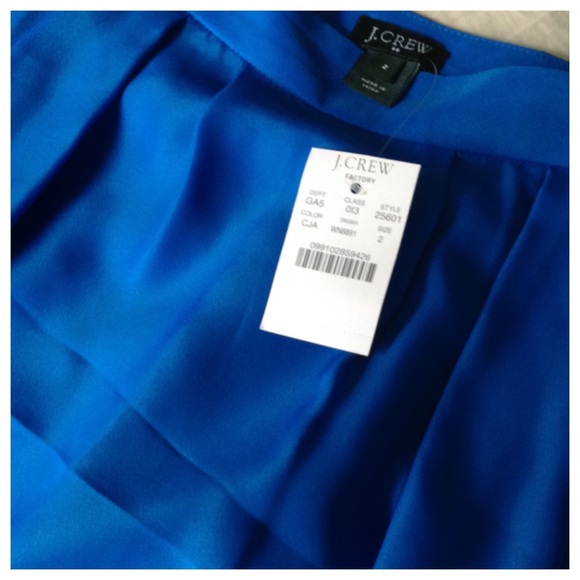 J. Crew pleated colorblock skirt - Picture 3 of 4