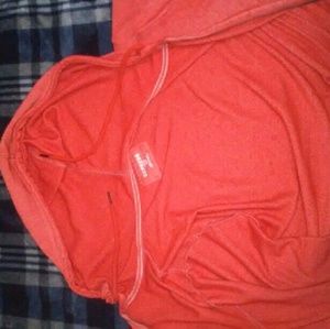 redish orange express sweater