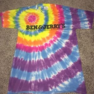 Ben and jerrys tie dye t-shirt