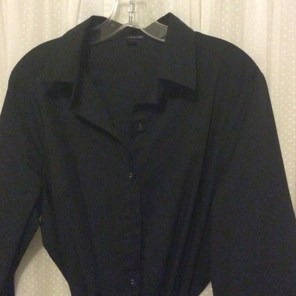 Lands End black shirt dress size 18