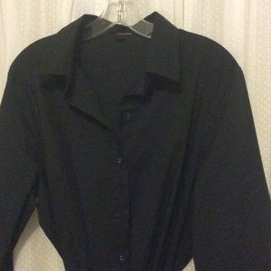 Lands End black shirt dress size 18