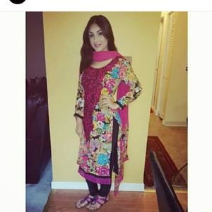 Floral Salwar Kameez Indian dress