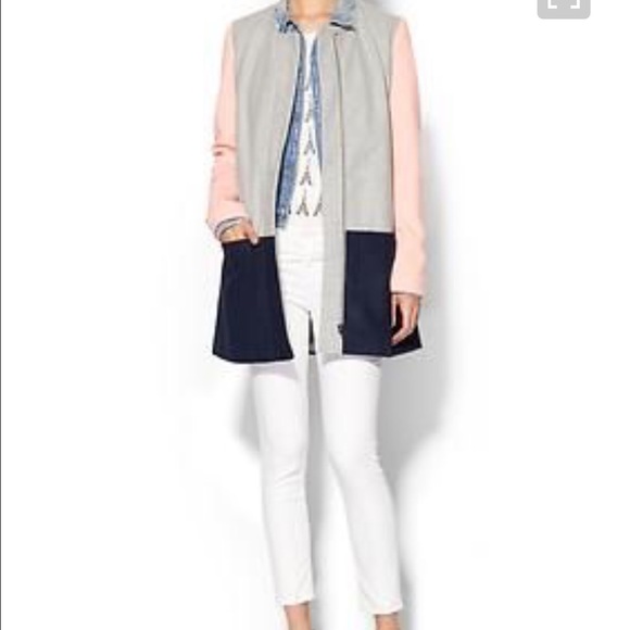NWT Sabine faux wool coat 💜