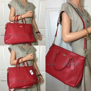 New Coach Morgan Red Satchel
