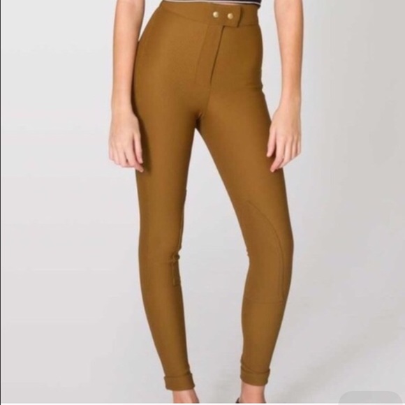 American apparel riding pants medium
