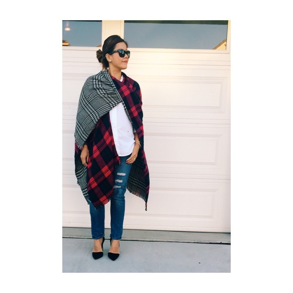 Nordstrom Plaid Wrap