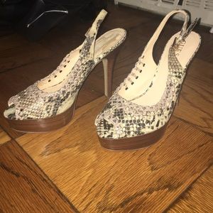 SALE GUESS open toe heels