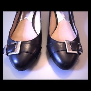 Michael Kors black wedges