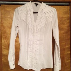 Detailed white blouse