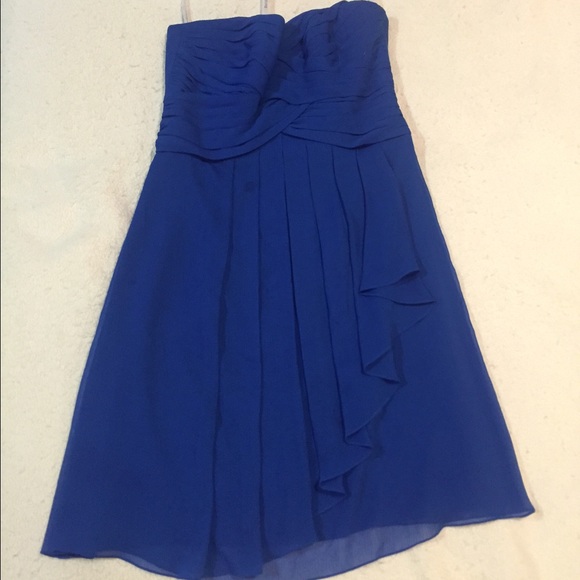 David's bridal size 6 strapless dress.