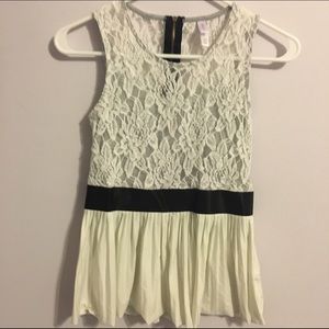 Target Sleeveless Lace Top