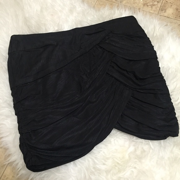 Black miniskirt