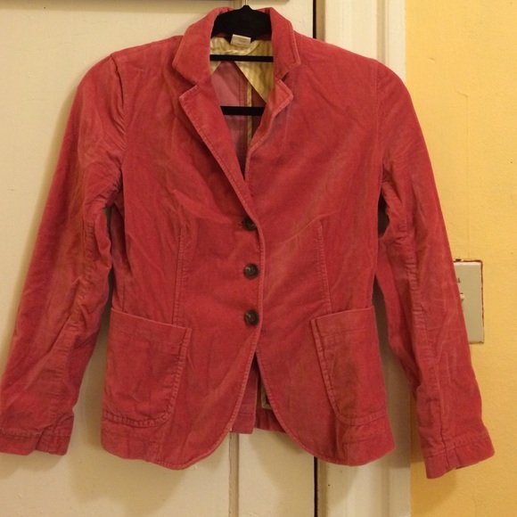 Vintage velvety pink J. Crew blazer - petite xs