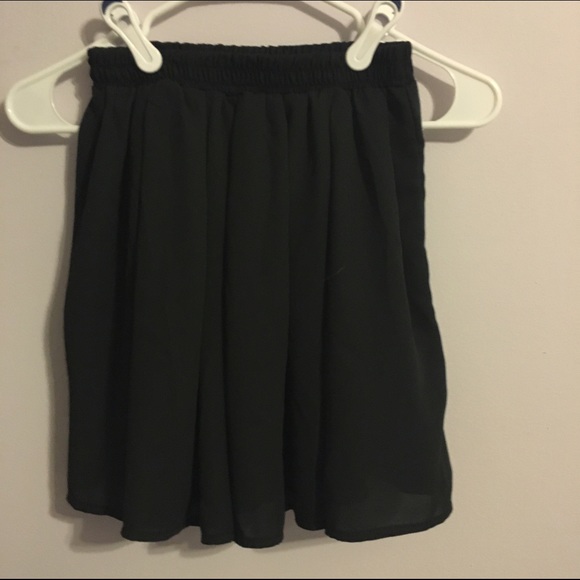 Brandy Melville Black Chiffon Skirt - Picture 1 of 1