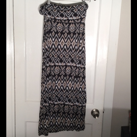 Aztec maxi skirt