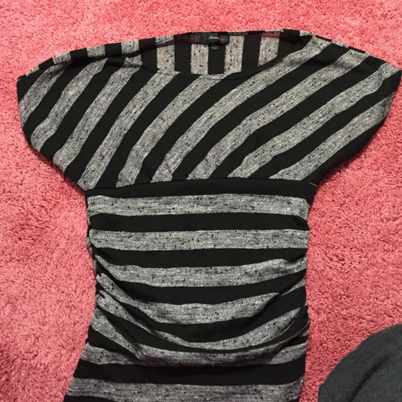 Black and grey stripe shirt - Picture 1 of 1