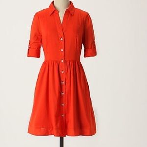 Anthropologie Reed Shirtdress