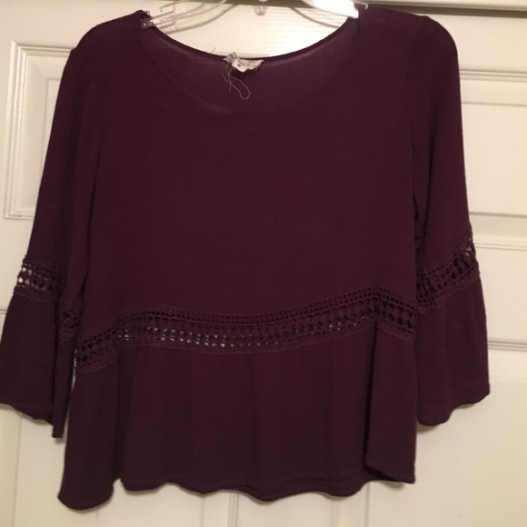 Purple Flowy Top