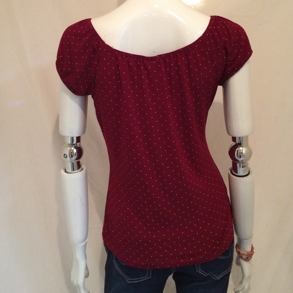 JKLA California Short Sleeve Red Top - Picture 3 of 3