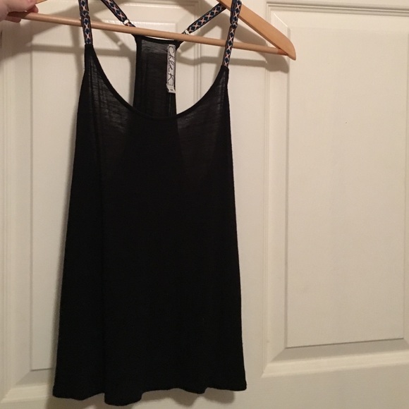 Black Racerback Tank Top