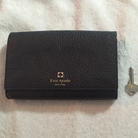 kate spade Handbags - Black Kate spade clutch (comes with dust bag)