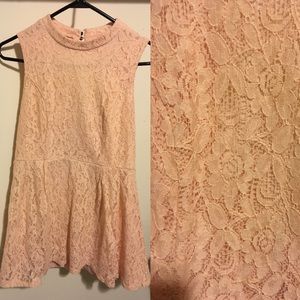 Peachy Lace Dress