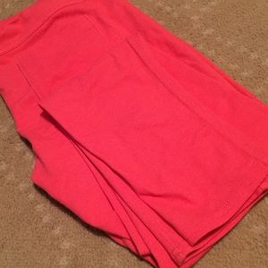 Coral maternity skinny pants