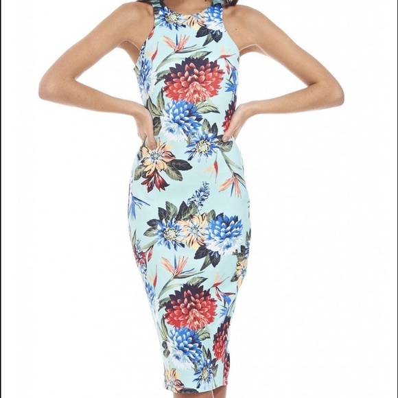 HP 🎉 Floral Bodycon Dress 🌺