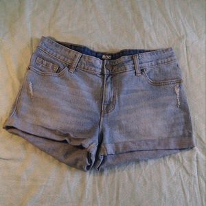 BDG high rise jean shorts