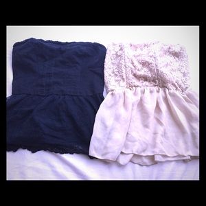 Tube top bundle small and extra small