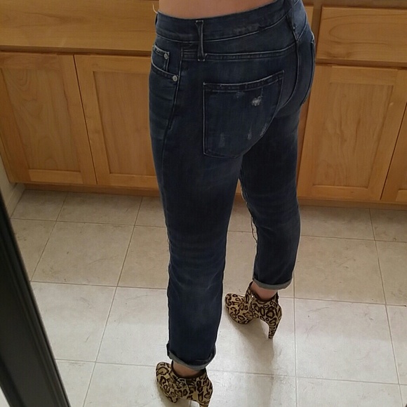 New 1969 boyfriend fit rip and repair - Picture 3 of 4