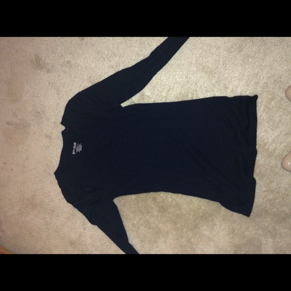 Plane black long Sleeve shirt