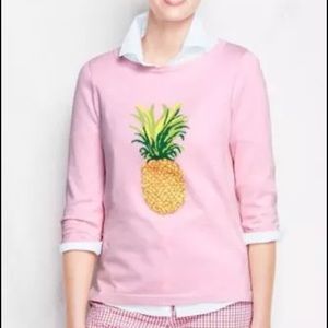 Large lands end pineapple top