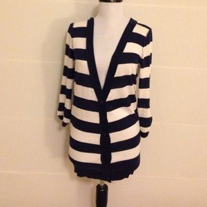 DONATING SOON 50% OFF striped cardigan