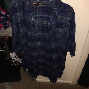 Long Flannel shirt from wet seal