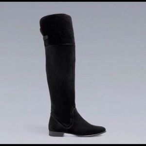 SUEDE OVER-THE-KNEE BOOTS
