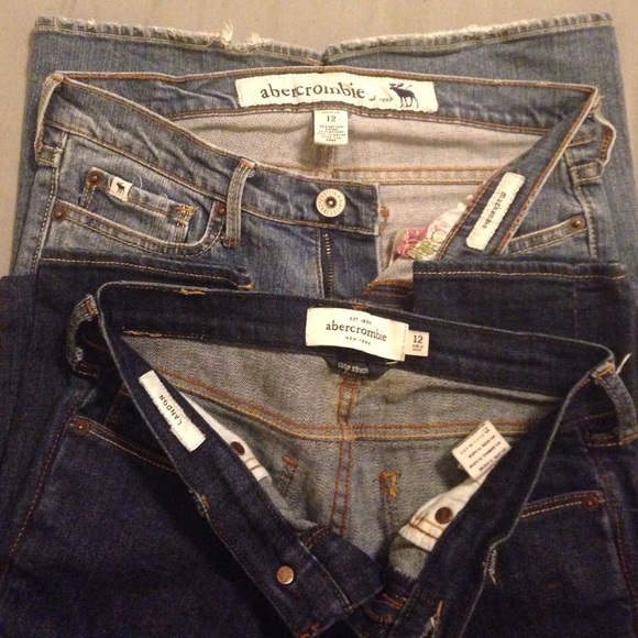 abercrombie girls jeans size 12