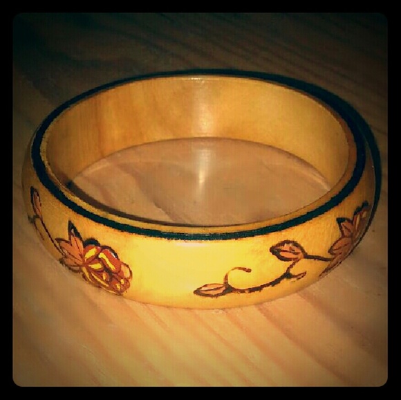 Wooden Bangle Bracelet