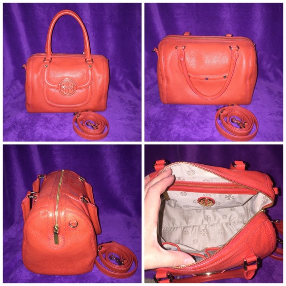 Authentic Tory Burch Amanda Middy Satchel - Picture 4 of 4