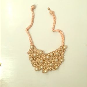 Anthropologie Bib Pearl Necklace