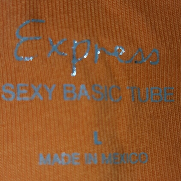 SOLD! Express Strapless Tank Top Size L - Picture 3 of 3