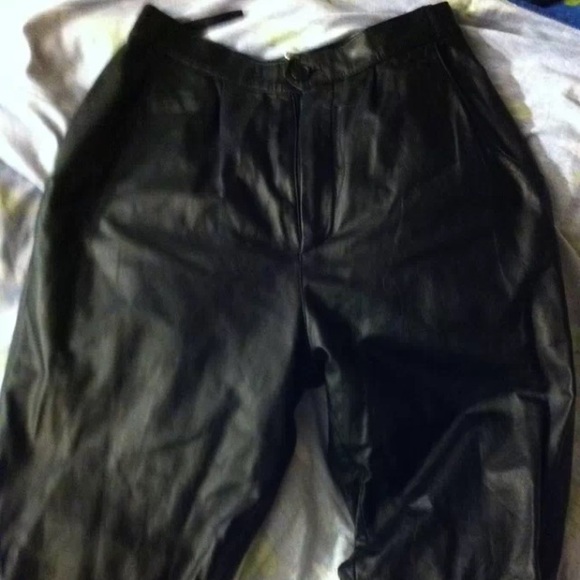 IB Diffusion black leather pants so 4 - Picture 2 of 4