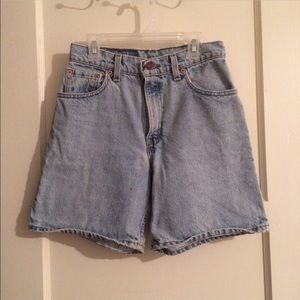 Levi's high waisted shorts
