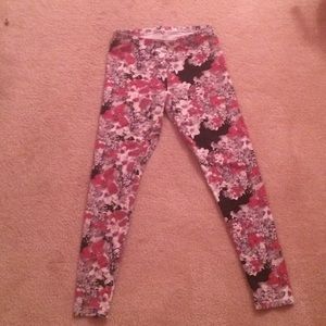 Floral printed leggings