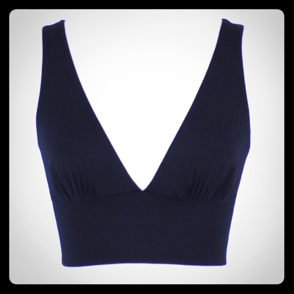 deep v neck bralette