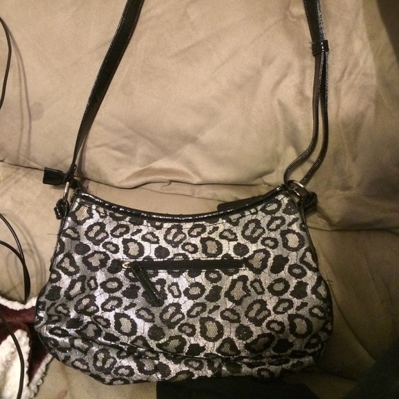 Black & Silver Cheetah Print Purse - Picture 3 of 3