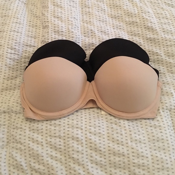 Nude//black VS strapless bra bundle!