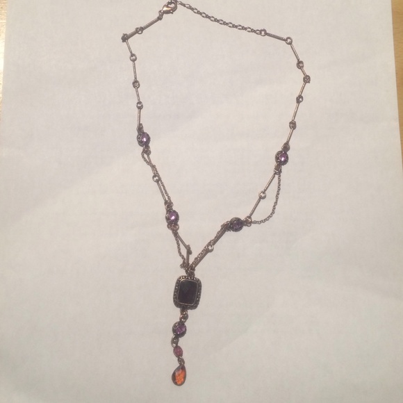 Purple necklace